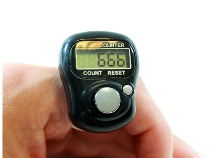 Digitální počítadlo s nulováním na prst