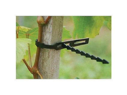 Páska vázací plast Garden HG6171-C 220mm, 80ks, zelená