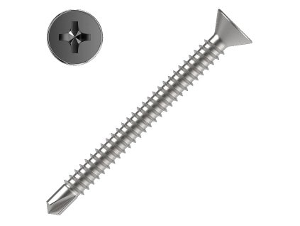 Šroub samovrtný 4,8 x 38 (TEX, hl.zápust.) ZB