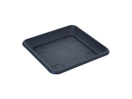 Miska pod květináč 50x50cm QUATTRO antracit  CZ