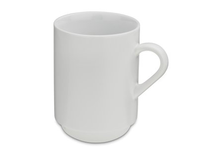 KELA Hrnek keramický 300 ml Mattia sada 2 ks bílá KL-12749