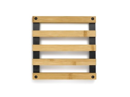 KELA Podložka Kiril 20x20 cm bambus černá KL-12595