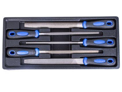 Sada pilníků ve výplni do dílenského vozíku, 5 dílů - VV006SP01