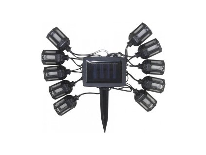 Solární řetěz Garden, 10xLED, 1,8+2m