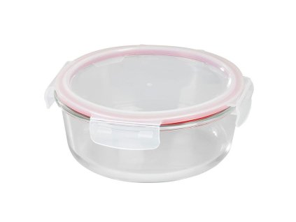 Dóza MagicHome kulatá skleněná Clip, 1300ml