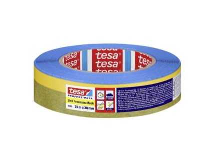 Páska maskovací oboustranná 2 in 1, 25 m x 30 mm, 4460, TESA