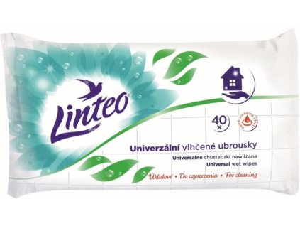 Ubrousky vlhčené Linteo univerzální, 40 ks