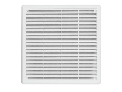 Větrací mřížka se síťovinou - krytka 300x300 bílá