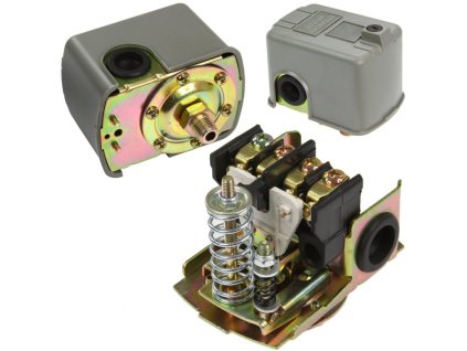 Tlakový spínač pro čerpací stanici 230 V, Auto-Stop - BJC