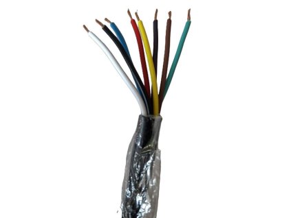Kabel 8x0,75mm2 CU, 18AWG, pro přívěsné vozíky