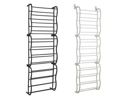 Organizér na boty na zavěšení na dveře 36 párů, černý