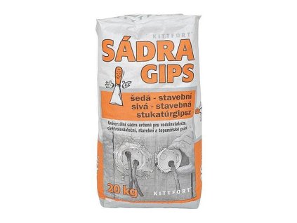 Sádra šedá, stavební 20kg