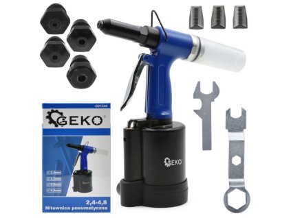 Pneumatická nýtovačka, nýtovací pistole 2.4-4.8mm GEKO