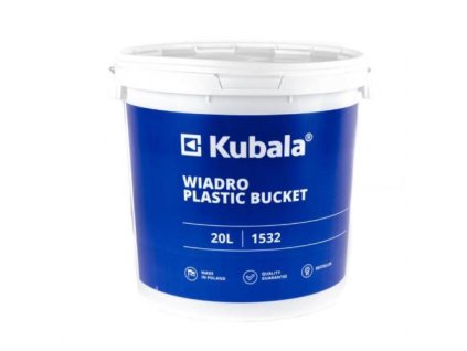 Kbelík plastový s víkem a stupnicí, 33 l, Kubala