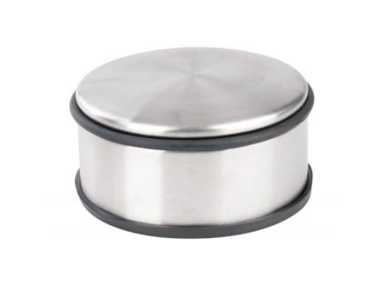 Zarážka dveřní, Ø 110 x 60 mm, 1,1 kg, nerez design