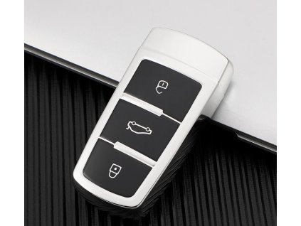 Obal na klíč VW Passat B6 - chrom
