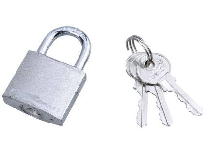 Zámek visací litinový, 32mm, barevný, EXTOL CRAFT