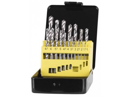 Sada vrtáků 059-37, 19 dílná, do kovu