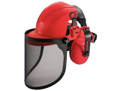 Ochranný štít s chrániči sluchu Safetyco, ocel, CE