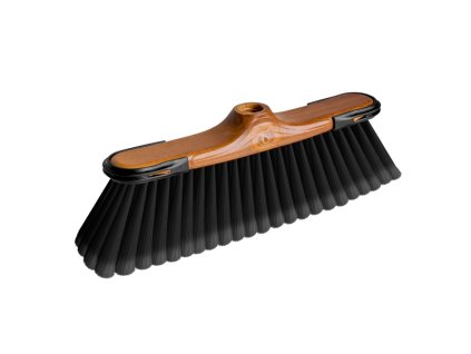 Smeták PH 34cm, hůl 130cm, imit. dřeva, netřepený chlup  GRAND