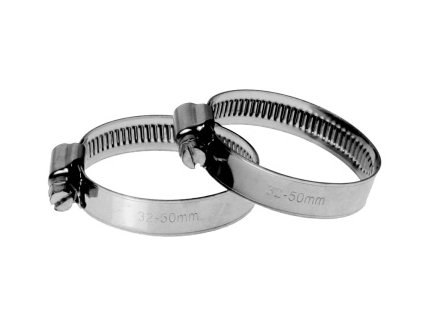 Spona hadicová šroubovací ¤60-80mm nerez 12mm 2ks