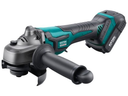 Bruska úhlová aku SHARE20V, 125mm, BRUSHLESS, 20V Li-ion, 2000mAh EXTOL INDUSTRIAL