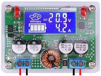 Napájecí modul, regulovatelný step-down měnič 8-60V/3-32V/5A