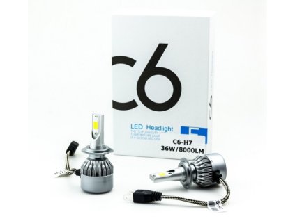 Led H7 žárovka C6 - H7 72W 8000LM