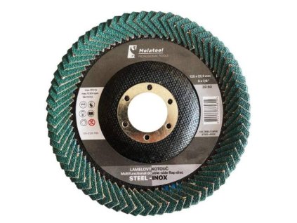 Kotouč oboustranný lamelový brusný PROFI, Ø 125 mm, P80, Zirkon