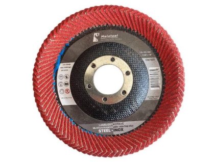 Kotouč oboustranný lamelový brusný PROFI, Ø 115 mm, P100, Keramika