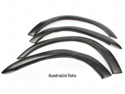 Plastové lemy blatníku Peugeot 206 1998 - 2012 kombi, 4 dílná sada