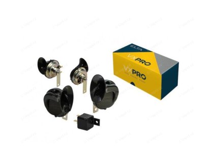 Houkačka šnek 12 V / 490/400 Hz (sada nízký + vysoký tón) ELTA