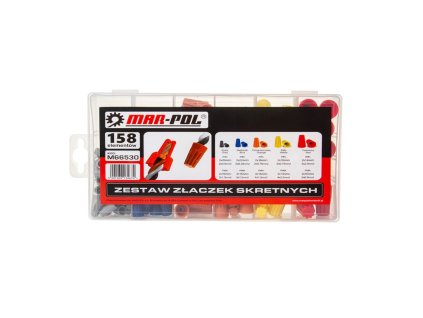 Stáčecí konektory, sada 158 ks – MAR-POL