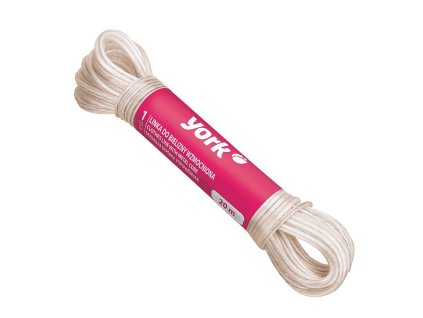 Šňůra na prádlo YORK zesílená 20m