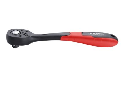 Ráčna tvarovaná, 72 zubů, 1/2", L 250mm, Crv EXTOL PREMIUM