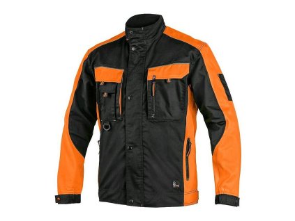 Blůza SIRIUS BRIGHTON, černo-oranžová, vel.58