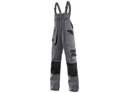 Kalhoty s laclem ORION KRYŠTOF, pánské, šedo-černé, vel. 48