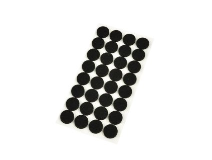 Samolepící plstěné podložky pod nábytek, kulaté 17mm, 32ks GEKO
