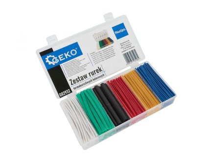 Smršťovací bužírka, sada 196ks GEKO