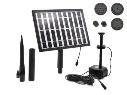 Solární čerpadlo 5W pro zahradní jezírko GEKO