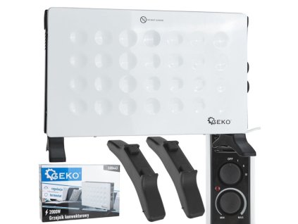 Konvektor s termostatem MODERN 2000 W, bílý GEKO