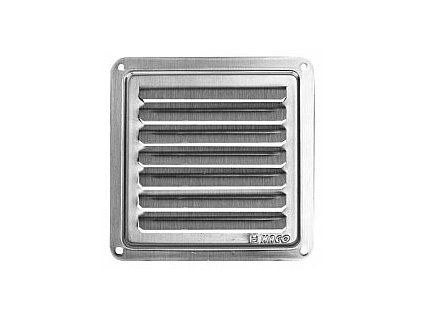 Nerezová větrací mřížka - krytka 100x100