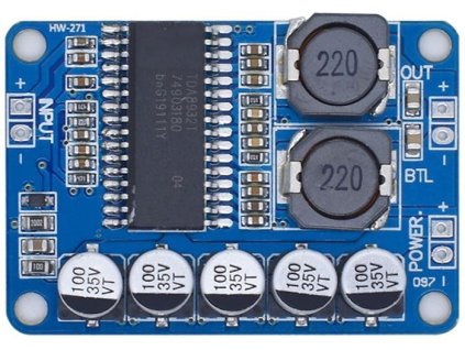 Zesilovač 35W ve třídě D, modul s TDA8932
