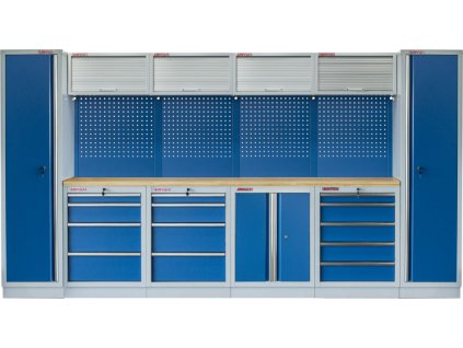 Kvalitní PROFI BLUE dílenský nábytek 3920 x 495 x 2000 mm - MTGS1300A9