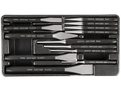 Sada nářadí - sekáče a průbojníky, 13 ks - LIACK274006