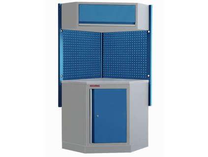 Rohová sestava PROFI BLUE dílenského nábytku - MTGS1302S