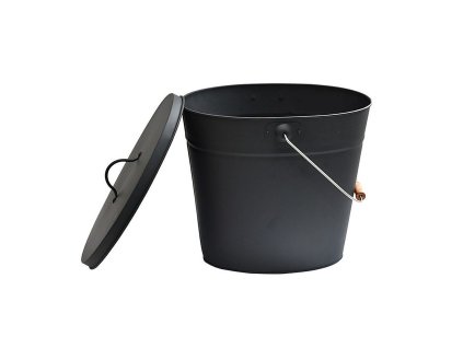 Kovová nádoba na popel, 13l