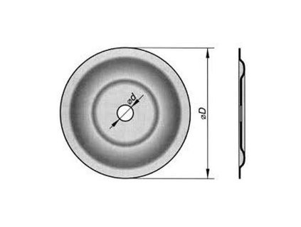 Podložka izolační PI 40/7 ocel