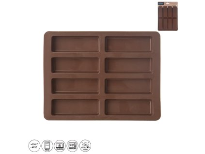 Forma silikonová müsli tyčinky 8ks  ORION hnědá