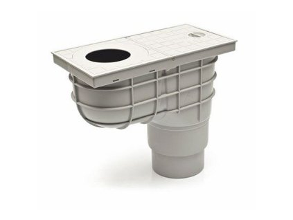Kanalizační vpusť spodní D110/125 UNIVERZÁL / Gajgr, šedá